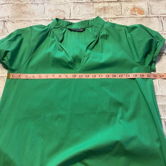 Zara Puffy Green Dress - Picture 7 of 9